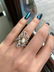 Fancy White Diamond White Gold Ring - 3