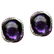 Impressive Amethyst Diamond Pink Sapphire 18 Karat