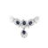 Rare Fine Jewellery Blue Sapphire Diamond White Gold - 4