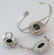 XXL Sterling Silver & Turquoise Slave Bracelet - 3