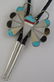 Vintage Sterling Silver Butterfly Mosaic Bolo Tie - 2