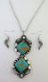 EPIC XXL Sterling Silver & Turquoise Necklace Set - 3