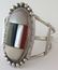 Chip Isaacs Sterling Silver Huge Mosaic Cuff Bracelet