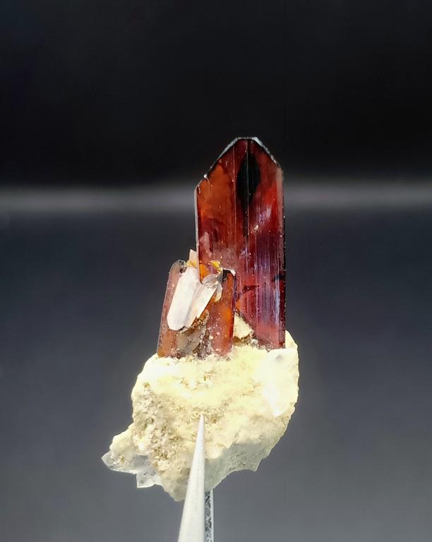 5.40 Ct Amazing Well Terminated Natural Brookite: No Reserve! Title: 5.40 Ct Amazing Well Terminated Natural Brookite Specimen Treatment: Natural Gemstones: Brookite Weight: 5.40 Ct Size/Dimensions: 23x12x6 mm Origin: Pakistan Shipping: Domestic: Fla