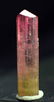 Bi-Color Tourmaline Crystal Diamond cut terminated - - 4