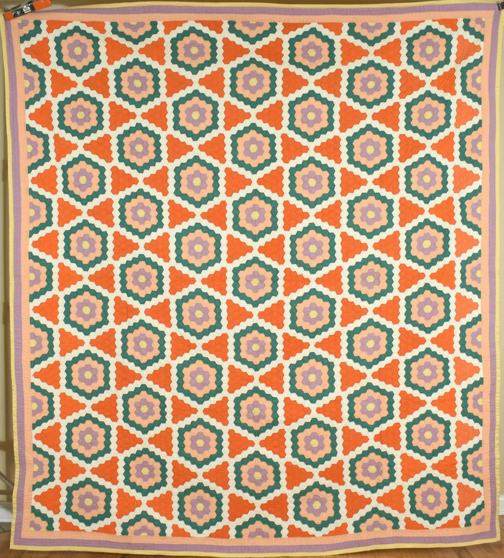 Flower garden quilt (1 of 8)