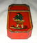 Red Decorated Toleware Snuff Box, c. 1840 - 7