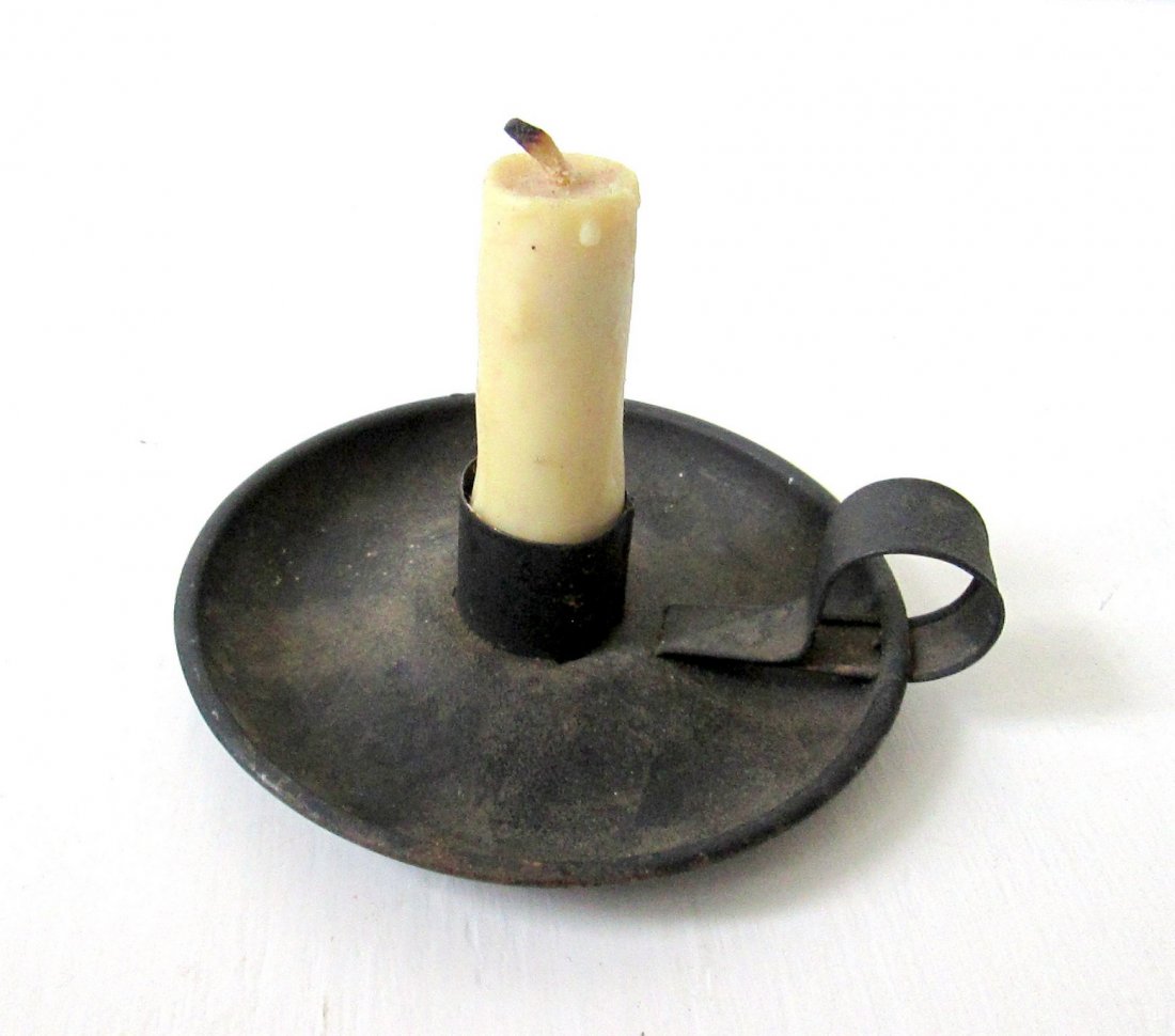 Early Painted Chamberstick (1 of 7)