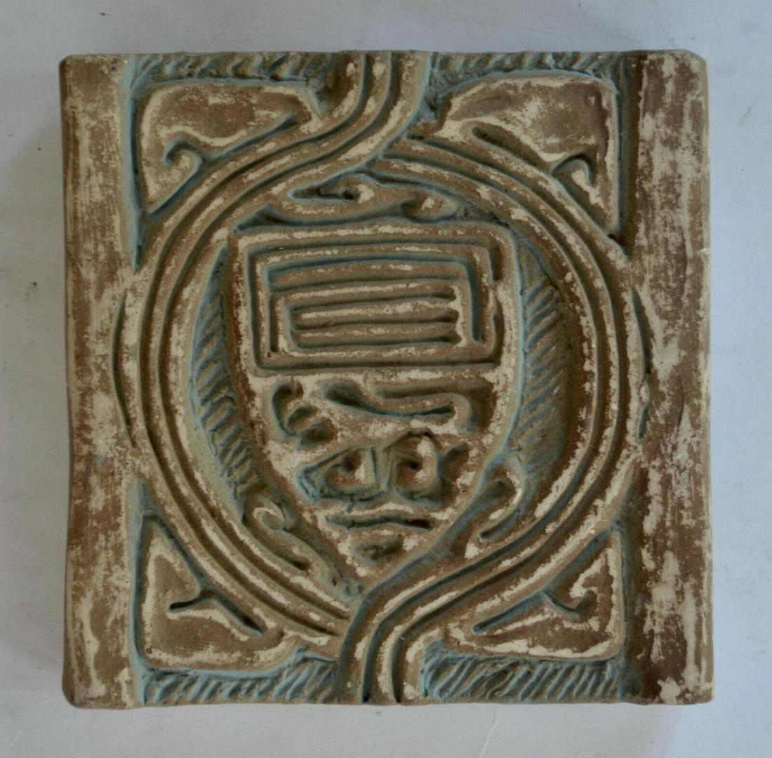 Batchelder Los Angeles Mayan Design Tile (1 of 4)
