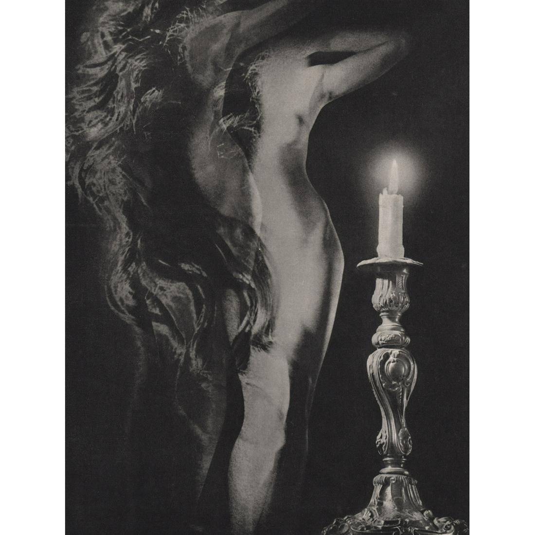 PIERRE BOUCHER - Essai d'illustration: No Reserve! Artist: PIERRE BOUCHER Print Title: Essai d'illustration des Fleurs du mal Medium: Sheet-fed Gravure Printing Date: 1940's Printed in France Image size approx: 10.25 x 7.75 inches Pierre B
