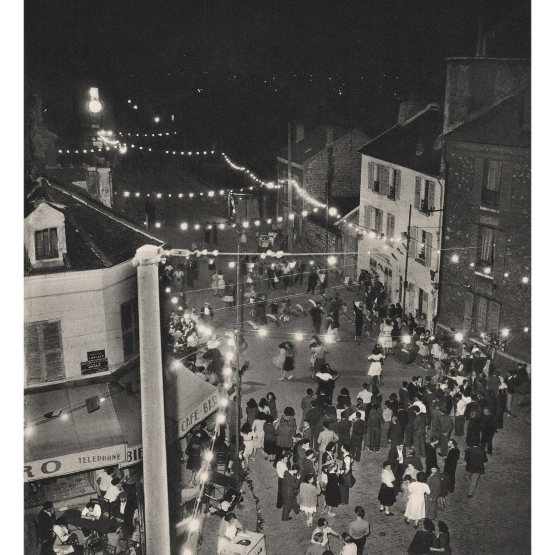 ROBERT DOISNEAU - 14 Juillet: Artist: ROBERT DOISNEAU Print Title: 14 Juillet Medium: Sheet-fed Gravure Printing Date: 1940's Printed in France Image Size approx: 9 x 8 inches Robert Doisneau (1912-1994) was a French photographer.