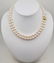 14 kt. Yellow Gold - Top grade 8.5x9mm Akoya Pearls - - 6