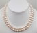 14 kt. Yellow Gold - Top grade 8.5x9mm Akoya Pearls - - 9