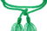 Emerald Bead Strand Tussle Sautoir NECKLACE