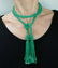 Emerald Bead Strand Tussle Sautoir NECKLACE - 4