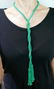 Emerald Bead Strand Tussle Sautoir NECKLACE - 5