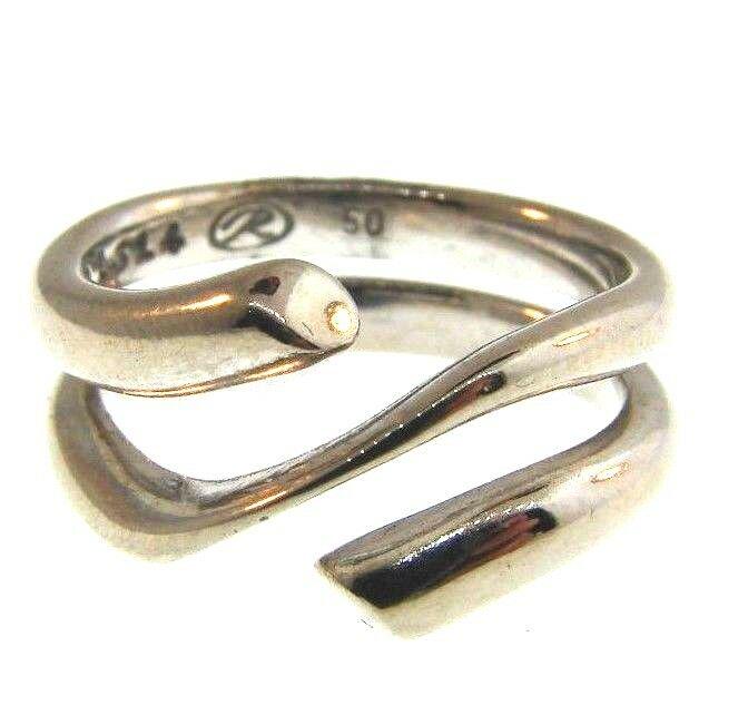 TIMELESS Georg Jensen 18k White Gold Ring Vintage (1 of 2)