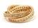 Authentic! Cartier 18k Yellow Gold Diamond Trinity Band - 2