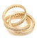 Authentic! Cartier 18k Yellow Gold Diamond Trinity Band - 6