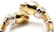 Cartier Panther Diamond Tricolor 18k Gold Band Ring EU - 6