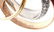 Authentic! Cartier 18k Tri-Color Classic Diamond - 10