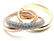 Authentic! Cartier 18k Tri-Color Classic Diamond - 4