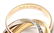 Authentic! Cartier 18k Tri-Color Classic Diamond - 7