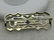 Vintage 14kt Filigree Sapphire Pearl Brooch, Art Deco, - 3