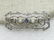 Vintage 14kt Filigree Sapphire Pearl Brooch, Art Deco, - 5
