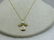 Sterling Gold Vermeil Emerald Diamond Cross Necklace, - 2