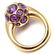 New! Authentic Pomellato Harem 18k Rose Gold Amethyst - 3