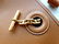Authentic Hermes Natural Tan Clemence Vespa PM Handbag - 2