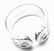 Authentic! Cartier Logo 18k White Gold Double C Motif - 6