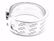 Authentic! Cartier Logo 18k White Gold Double C Motif - 8