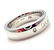 Authentic Damiani 18k White Gold 2 Diamond 5.5mm Double - 4