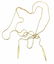 Authentic! Tiffany & Co 18k Gold Snake Chain Double