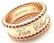 Authentic! Van Cleef & Arpels 18k Rose Gold Perlee Band