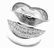 Rare! Authentic! CHANEL 18k WHITE GOLD DIAMOND BAND