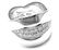 Rare! Authentic! CHANEL 18k WHITE GOLD DIAMOND BAND - 2