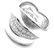 Rare! Authentic! CHANEL 18k WHITE GOLD DIAMOND BAND - 6