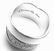 Rare! Authentic! CHANEL 18k WHITE GOLD DIAMOND BAND - 9