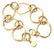 Authentic! Dominique Cohen Buddha 18k Yellow Gold Link - 6