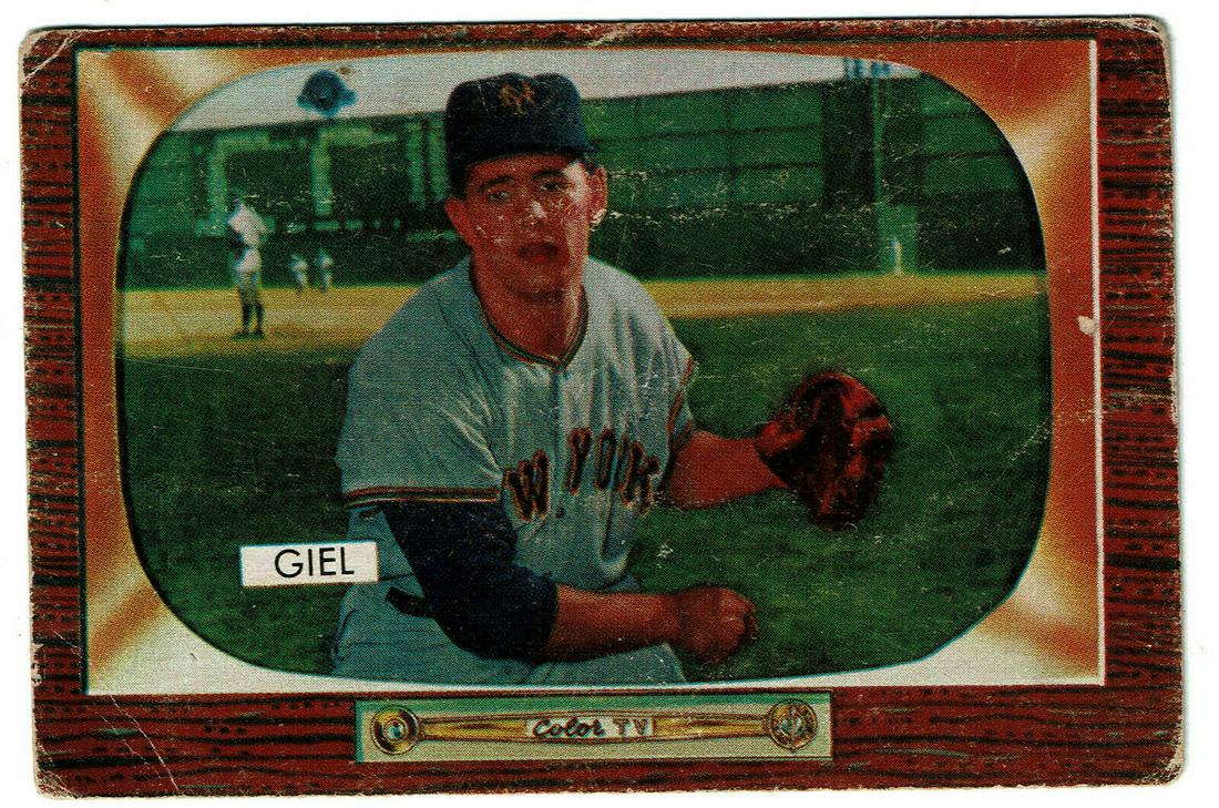 1955 Bowman Paul Giel Rookie Card (1 of 2)