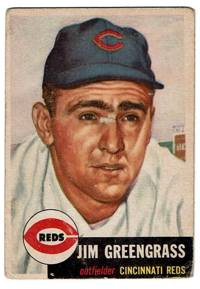 1953 Topps Jim Greengrass Rookie Card (1 of 2)