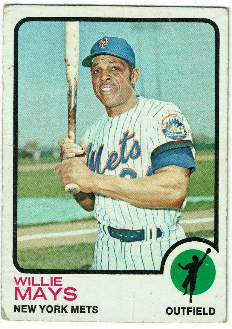 1973 Topps Willlie Mays (1 of 2)