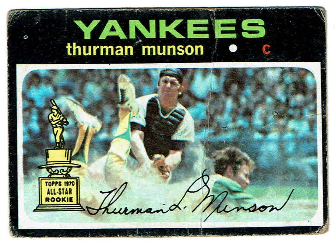 1971 Topps Thurman Munson (1 of 2)