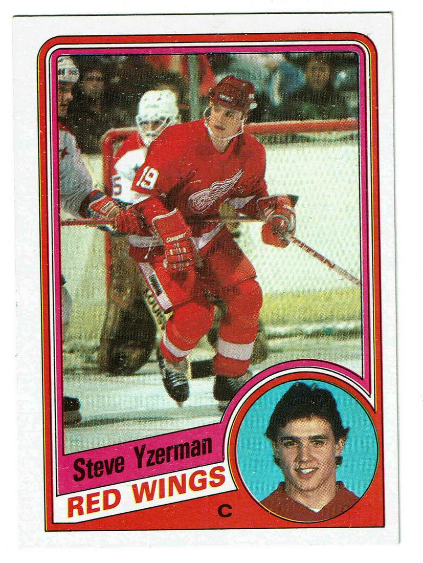 1984-85 Topps Steve Yzerman Rookie Card (1 of 2)