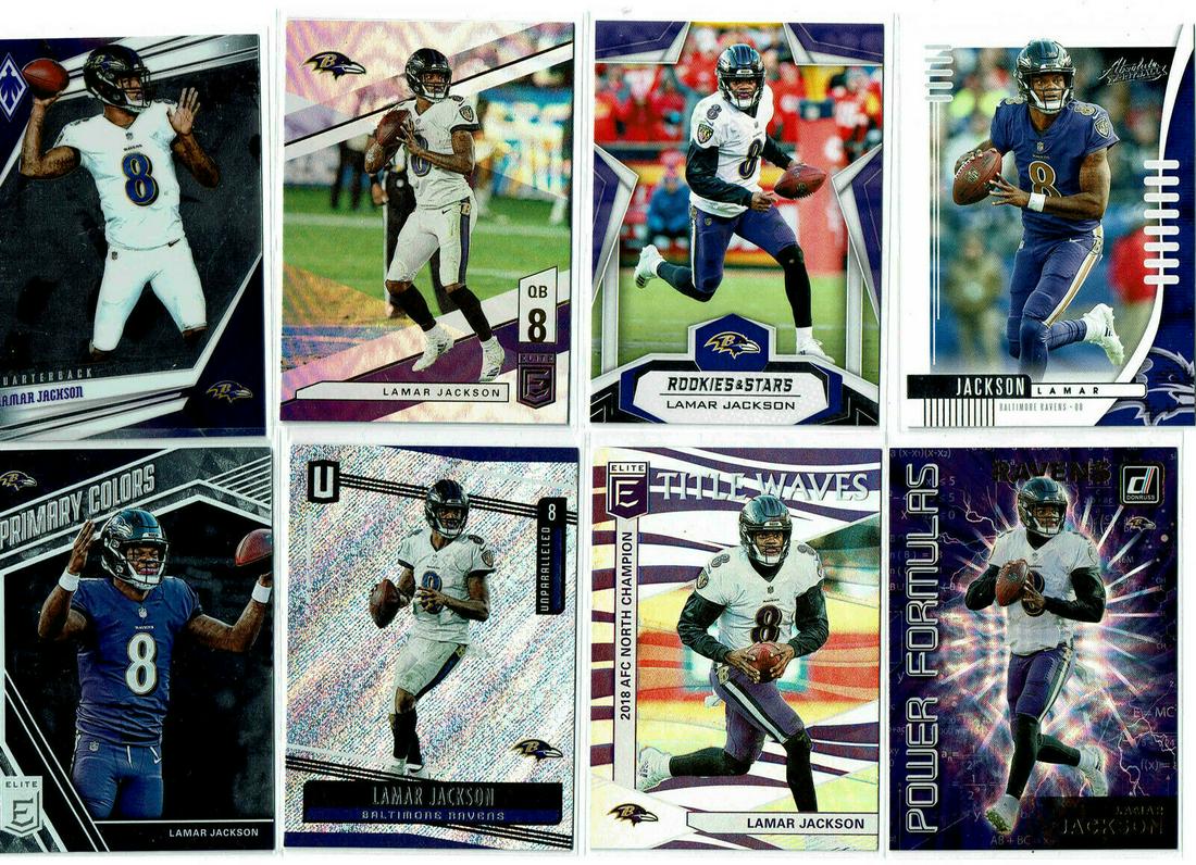 Nice Lamar Jackson Lot - Rookies, Jersey, #/d (1 of 4)