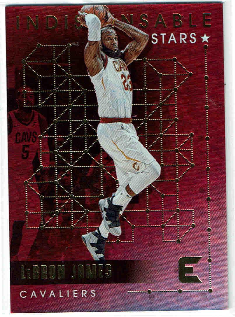 2017-18 Panini Essentials Indispensable Stars LeBron (1 of 2)