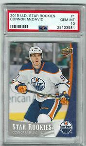 2015 Upper Deck Star Rookies Connor McDavid Rookie Card (1 of 1)